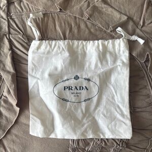 Prada White Dust Bag